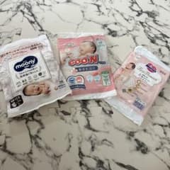 新生児用 紙おむつ 試供品 3種セットのサムネイル