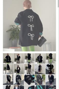 【公式売切れ】lanan select ラナンセレクト　リボンパールジャケットのサムネイル