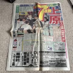 スポーツ報知 1999年7月12日 上原浩治 巨人7連勝 - メルカリ