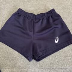 アシックス　バレーパンツ黒Mのサムネイル