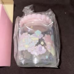 キキララ　キャンディポット　リトルツインスターズ　小物入れ　瓶　平成 キキララ キャンディポット リトルツインスターズ 小物入れ 瓶 平成