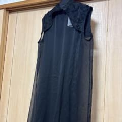 ラデュエイト、ブラック ノースリーブ ワンピースのサムネイル