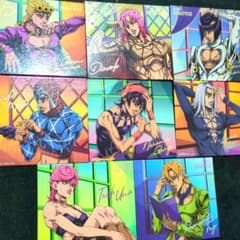 【ジョジョの奇妙な冒険】色紙 キャンバススタイル 箔押し 8種 まとめ売り