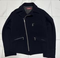00s archive diagonal zip gimmick jacket - メルカリ
