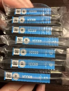 ICC69 シアン純正インクカートリッジ 7個セットのサムネイル