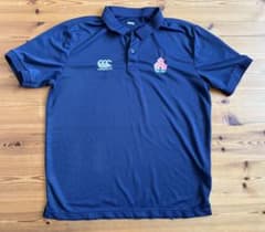 Canterbury ラグビー日本代表 ポロシャツ ネイビー - メルカリ