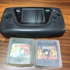 ゲームギア本体とソフトのサムネイル