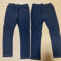 やまやま様専用　ユニクロ　レギンス　双子セット　黒　110のサムネイル
