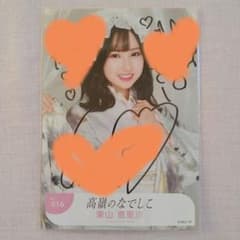 高嶺のなでしこ 東山恵里沙 直筆サイン入り生写真 振袖 2024 お正月