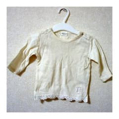 R★断捨離中様専用！70　kid's zoo 編み上げ？レース風？ロンTのサムネイル