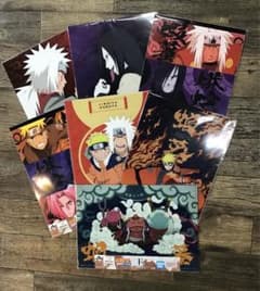 NARUTO 전설의 삼인 클리어 포스터 7종 이치반 복권 F상 BANDAI