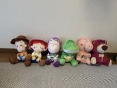 トイ・ストーリー ぬいぐるみ 6体セット　むにゃすや　タグ付きのサムネイル