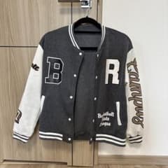 キッズ150cm裏起毛ジャケット グレーのサムネイル