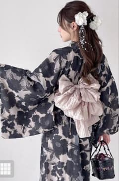 GRL 浴衣3点セット2Wayオーガンジー花柄セパレートのサムネイル