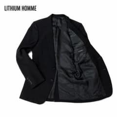 リチウムオム Lithium Homme テーラードジャケット 44 ブラック - メルカリ