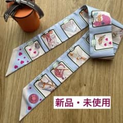 ❤️新品　未使用HERMES ツイリー❤️ エルメスストーリー　シルクツイルのサムネイル