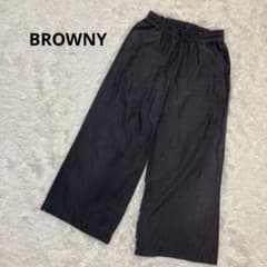 BROWNY ブラウニー ワイドパンツ グレー系 Ｌ　リラックス カジュアルのサムネイル