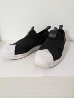 adidas スーパースター スリッポン ブラックのサムネイル