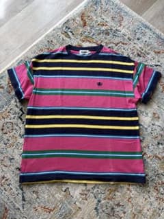 XLARGE ボーダーTシャツ マルチカラー Mサイズのサムネイル
