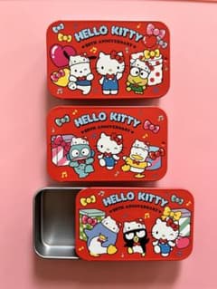 新品☆ハローキティ50th スライド缶3個セットのサムネイル