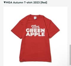 Mrs. GREEN APPLE Autumn2023 Tシャツ レッドMサイズのサムネイル