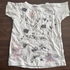 DENIM DUNGAREE 手形プリント Tシャツ 100cmのサムネイル