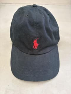 POLO RALPH LAUREN キャップ ブラック 刺繍ロゴのサムネイル