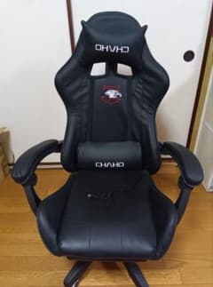 ゲーミングチェア CHAHO ブラックのサムネイル