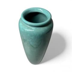 青磁色 花瓶 雪峰 投げ入れ 小原流 花器 - メルカリ