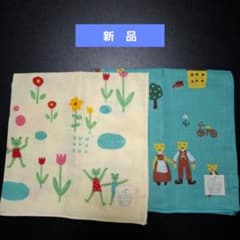 Atsuko Matano ハンカチ 2枚セット 綿100% 日本製のサムネイル