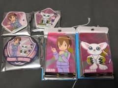 デジモンアドベンチャー 競技時刻 缶バッジ アクリルカード 八神ヒカリ