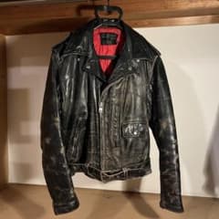 【極上エイジング】60s〜70s Sears ヴィンテージ ダブルライダースのサムネイル