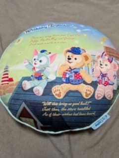 ダッフィー シェリーメイ ジェラトーニ クッション 15周年　ディズニー　美品のサムネイル