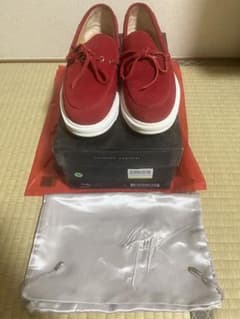 GIUSEPPE ZANOTTI モカシン レッド - メルカリ