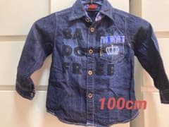 ベビードール　デニムアウター　100cmのサムネイル