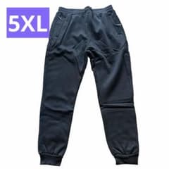 獄暖✨裏ボア ジョガーパンツ スウェット 5XL ブラック 黒 大きいサイズのサムネイル