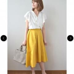 & by P&D

テールカットミディー丈スカート（イエロー)のサムネイル