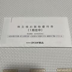 カワチ薬品　お買い物優待券　1冊のサムネイル