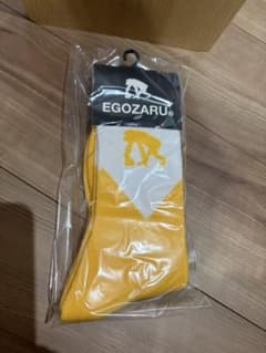 EGOZARU バスケソックス ホワイト/イエロー 25-27のサムネイル
