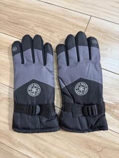 ウィンタースポーツ グローブ グレーと黒のサムネイル