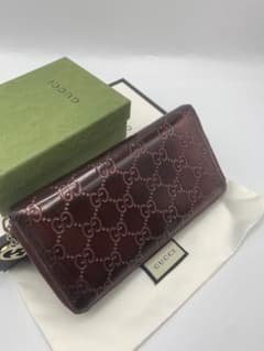 GUCCI グッチシマ な財布 ラウンドファスナー P55 - メルカリ