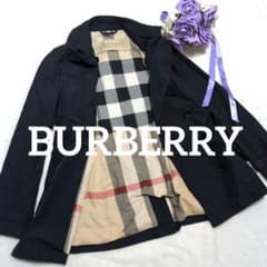 dd42 BURBERRY BRIT トレンチコート フルノバチェック ネイビー dd42 BURBERRY BRIT トレンチコート フルノバチェック ネイビー - メルカリ
