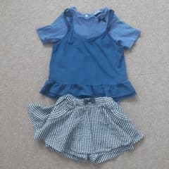 トップス＋キュロットセット　120のサムネイル