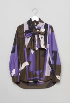 M-filエムフィル 46200円 完売品JAZZジャズ ボウタイブラウス M-filエムフィル 46200円 完売品JAZZジャズ ボウタイブラウス - メルカリ