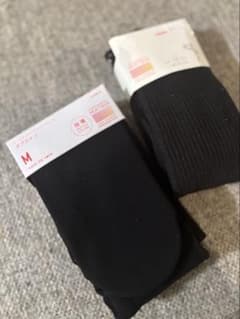 【未開封】UNIQLOヒートテック ニットタイツ/ボアタイツ（2点セット）のサムネイル