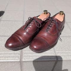 ブ*ン様 Allen Edmonds ストレートチップ ブラウン27cm US9のサムネイル