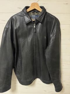 Polo by Ralph Lauren スウィングトップレザー ブラックのサムネイル