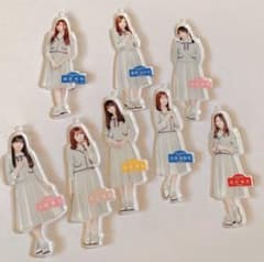 아크릴 키 홀더 노기자카 46 세트