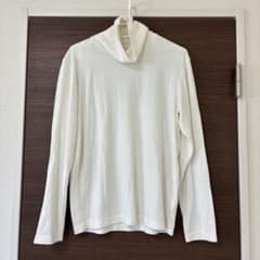 UNIQLO ヒートテック タートルネック 長袖 ホワイト M