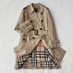 BURBERRY ベージュ トレンチコート ダブル ライナー付き ベルト - メルカリ